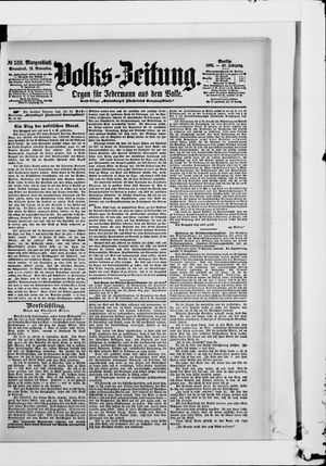 Volks-Zeitung vom 16.11.1901