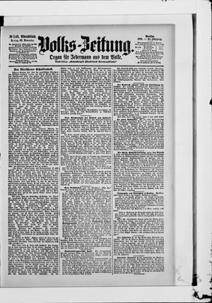Volks-Zeitung vom 22.11.1901