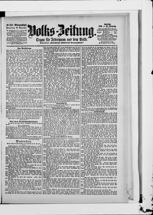 Volks-Zeitung vom 28.11.1901