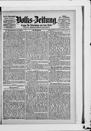 Volks-Zeitung vom 03.12.1901