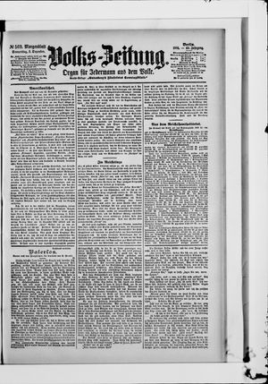 Volks-Zeitung vom 05.12.1901