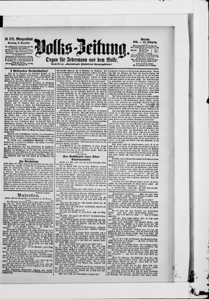 Volks-Zeitung vom 08.12.1901