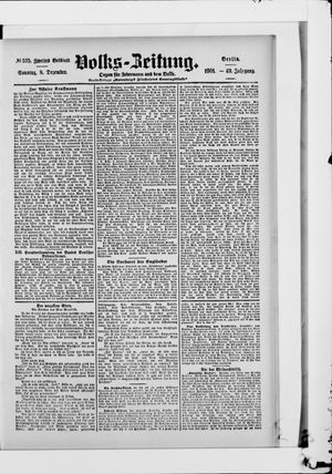 Volks-Zeitung vom 08.12.1901
