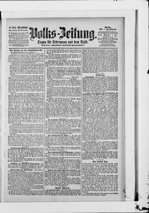 Volks-Zeitung vom 12.12.1901