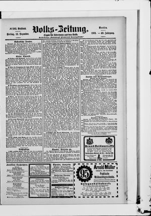 Volks-Zeitung vom 13.12.1901