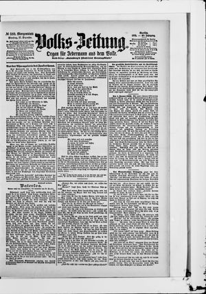 Volks-Zeitung vom 17.12.1901