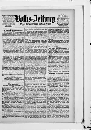 Volks-Zeitung vom 18.12.1901