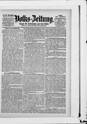 Volks-Zeitung vom 18.12.1901