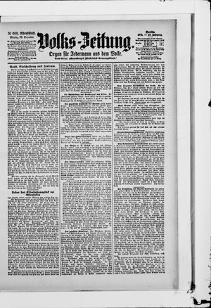 Volks-Zeitung vom 23.12.1901