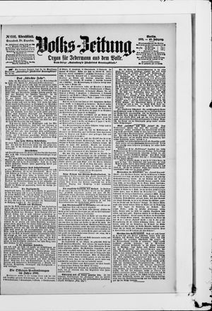 Volks-Zeitung vom 28.12.1901