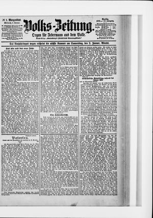 Volks-Zeitung vom 01.01.1902