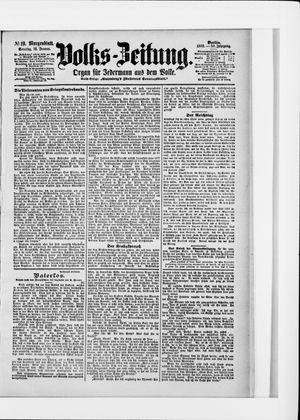 Volks-Zeitung vom 12.01.1902