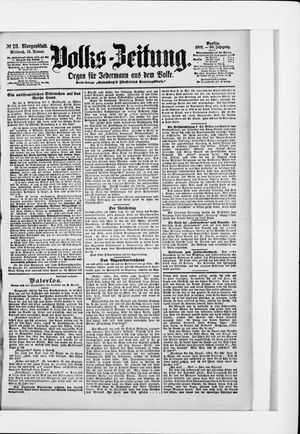 Volks-Zeitung vom 15.01.1902