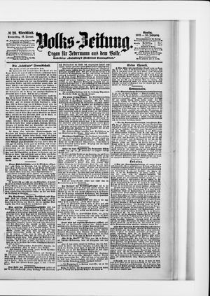 Volks-Zeitung vom 16.01.1902