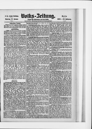 Volks-Zeitung vom 19.01.1902