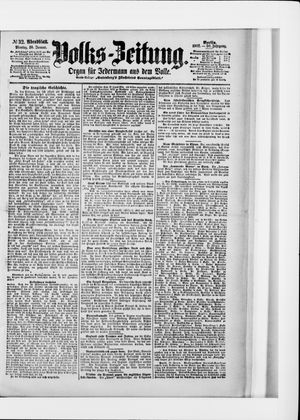 Volks-Zeitung vom 20.01.1902