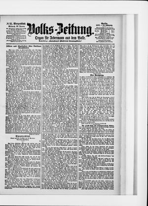Volks-Zeitung vom 22.01.1902