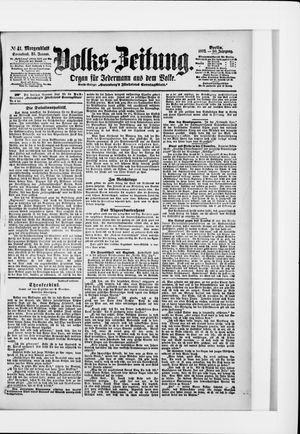 Volks-Zeitung vom 25.01.1902