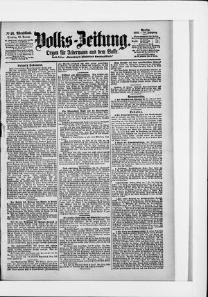 Volks-Zeitung vom 28.01.1902