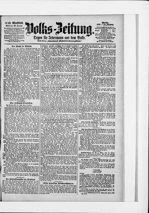Volks-Zeitung vom 29.01.1902