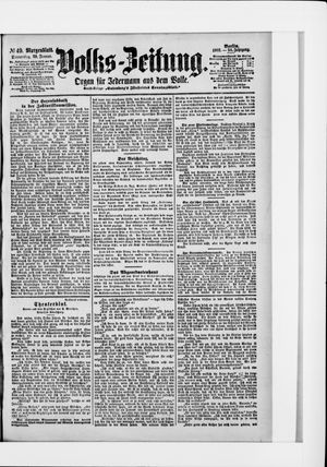 Volks-Zeitung vom 30.01.1902
