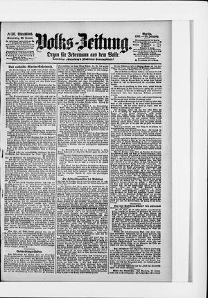 Volks-Zeitung vom 30.01.1902