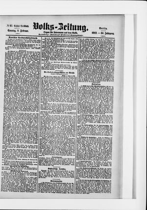 Volks-Zeitung vom 09.02.1902