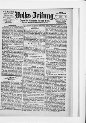Volks-Zeitung vom 11.02.1902
