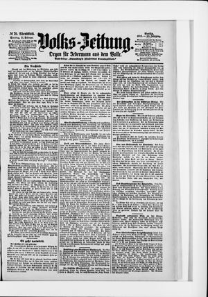 Volks-Zeitung vom 11.02.1902