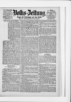 Volks-Zeitung vom 12.02.1902