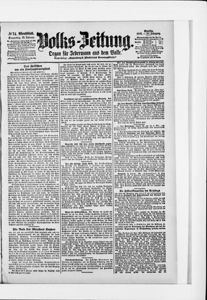 Volks-Zeitung vom 13.02.1902