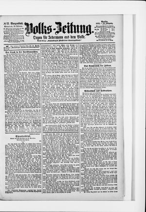 Volks-Zeitung vom 15.02.1902