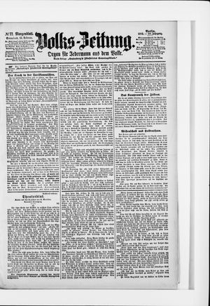 Volks-Zeitung vom 15.02.1902