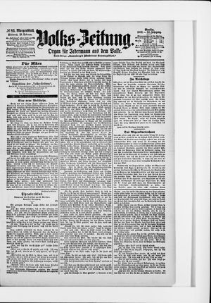 Volks-Zeitung vom 19.02.1902