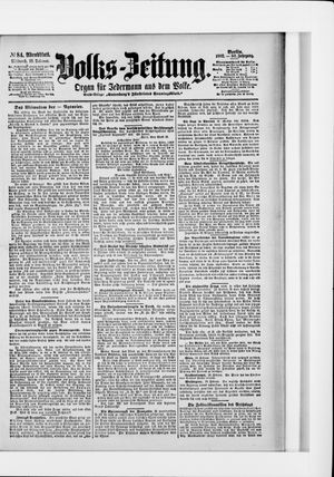 Volks-Zeitung vom 19.02.1902