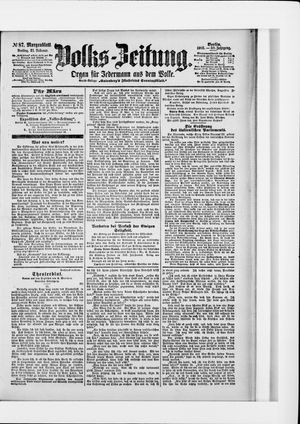 Volks-Zeitung vom 21.02.1902