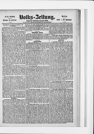 Volks-Zeitung vom 21.02.1902