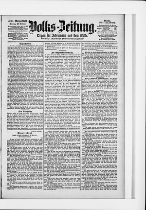 Volks-Zeitung vom 23.02.1902