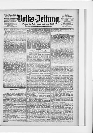 Volks-Zeitung vom 26.02.1902