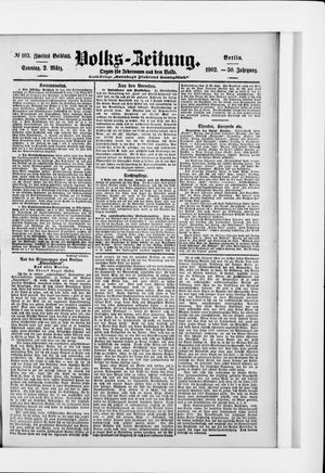 Volks-Zeitung vom 02.03.1902