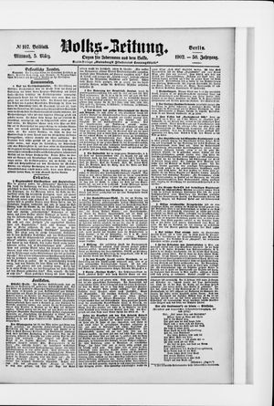 Volks-Zeitung vom 05.03.1902