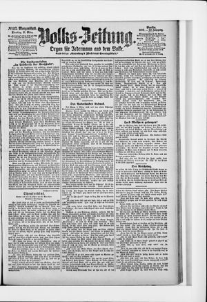 Volks-Zeitung vom 11.03.1902