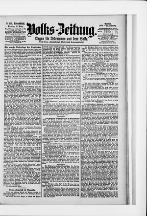 Volks-Zeitung vom 11.03.1902