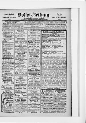 Volks-Zeitung vom 20.03.1902