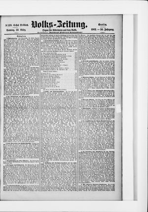 Volks-Zeitung vom 23.03.1902