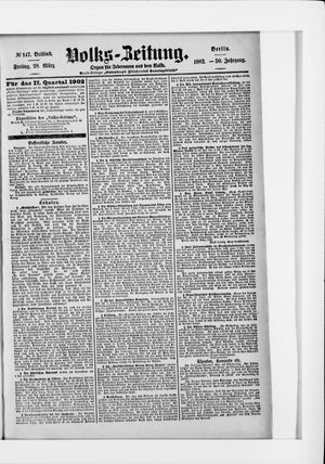 Volks-Zeitung vom 28.03.1902