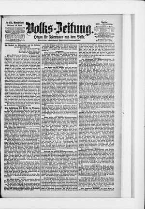 Volks-Zeitung vom 16.04.1902