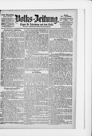 Volks-Zeitung vom 25.04.1902
