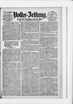 Volks-Zeitung vom 25.04.1902