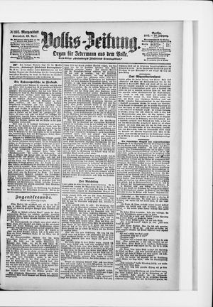 Volks-Zeitung vom 26.04.1902